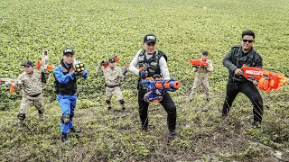 LTT Game Nerf War : Strong Policemen Warriors SEAL X Nerf Guns Fight Criminal Group Mr Zero