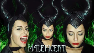 DIY MALÉFICA-Como hacer cuernos maquillaje y colmillos de Malefica-Disfraz maléfica-Maleficent horns