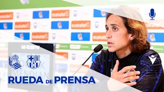 RUEDA DE PRENSA | Natalia Arroyo: “Nada que perder” | Real Sociedad - FC Barcelona