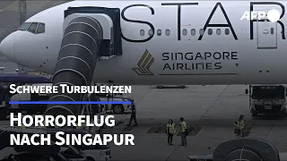 Horror-Boeing-Flug nach Singapur: Ein Toter und dutzende Verletzte | AFP