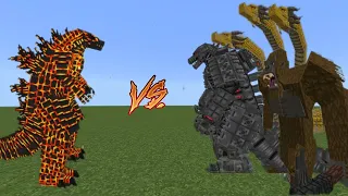 Nuclear Godzilla Vs Kaijus || Epic Minecraft Battle