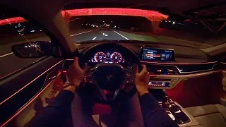 2019 BMW 7 Series 4K NIGHT DRIVE POV & AMBIENT LIGHTING by AutoTopNL