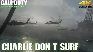 Call of Duty Modern Warfare Remastered 'Charlie Don't Surf' Walkthrough (4K)