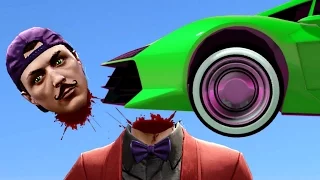 BRUTAL CAR VS HEAD DESTRUCTION! (GTA 5 Funny Moments)