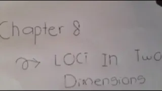 Math Form 3 Chapter 8:Loci In Two Dimension (Constant Distance From A Fixed Point)