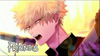 「Nightcore」→ Friends~ Marshmello ft. Anne-Marie [Male Version] (Lyrics)