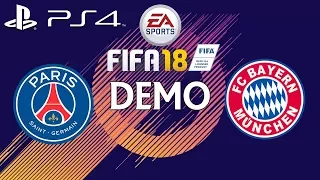 FIFA 18 Demo (PS4) | PSG vs Bayern | Legendary Difficulty