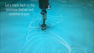 Tips for quilting a beautiful swirled feather fill