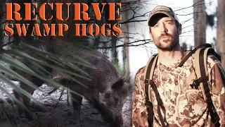Bowhunting Public land Wild Hogs with Recurve Selfbow