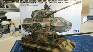 Building the Tamiya King Tiger including Painting and weathering