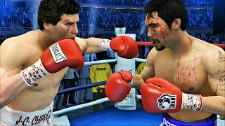 Manny Pacquiao vs Julio Cesar Chavez Full Fight - Fight Night Champion Simulation