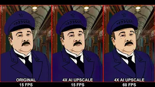 The Last Express (1997) - 4X AI Upscale Test 60 FPS