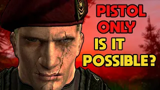 I finished Resident Evil 4 Pistol Only