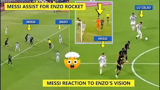 😲Messi Reaction to Lo Celso's Vision & Enzo Rocket | 🤣Curacao GK Angry After Messi Goal!