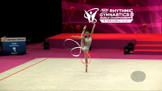 KIM Joowon (KOR) - 2021 Rhythmic Worlds, Kitakyushu (JPN) - Qualifications Ribbon