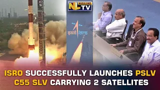 ISRO's PSLV C 55 SUCCESSFULLY PLACES TWO SINGAPOREAN SATELLITES IN ORBIT