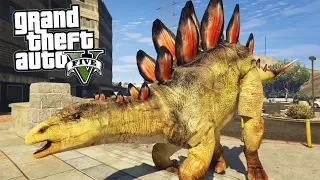 CAZADOR DE DINOSAURIOS !! - GTA V Mods