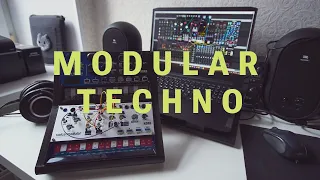 KORG Volca Modular and modular synth (Cardinal DISTRO)