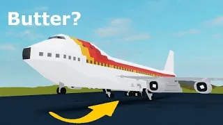 747 Butter Landing | Plane Crazy Roblox