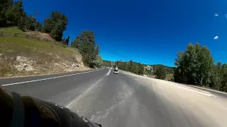 Insane Honda GoldWing F6B acceleration around my riding buddies Harleys