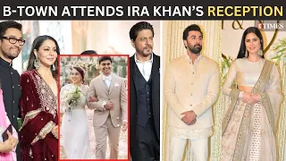 Shah Rukh Khan, Salman Khan and many Bollywood celebs attend Ira Khan’s wedding reception