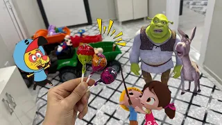 SHREK LOLİPOPLARI KAÇIRDI! POYRAZ ÇOK KIZACAK !!