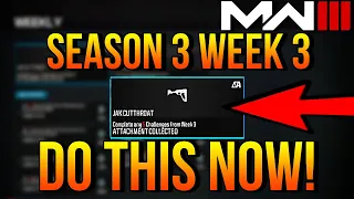 How To Complete ALL SEASON 3 WEEK 3 Challenges MW3 (Multiplayer)