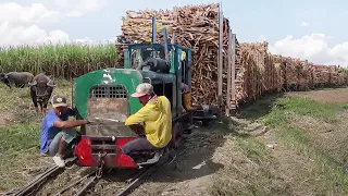 Riding Cheapest Primitive Train With Tons of Sugarcane