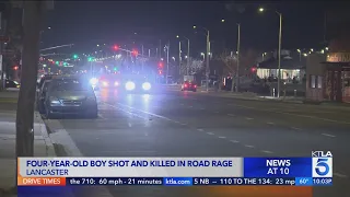 Boy, 4, killed in California road rage shooting
