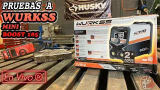 WURKS Boost 185 mini || Pruebas EN VIVO a soldadoras #EnElTaller