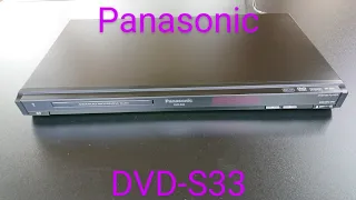 Panasonic DVD CD Player DVD-S33