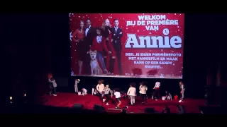 Aliyah performing 'HKL' live at the ANNIE Movie Première