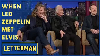 When Led Zeppelin Met Elvis Presley | Letterman