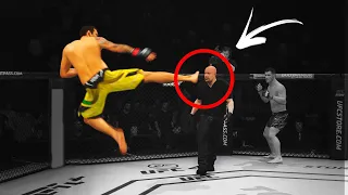 ВЫРУБИЛ СУДЬЮ в UFC 4??? и другие ЭКСПЕРИМЕНТЫ ХАХАХАХАХ...