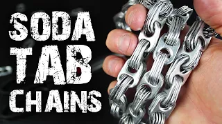 How to make Chains from Soda Can Tabs