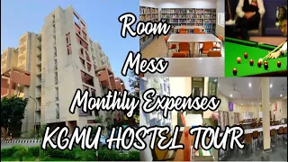 KGMU Hostel and room tour                          Rooms | Mess | Food | Life style|Monthly Expenses