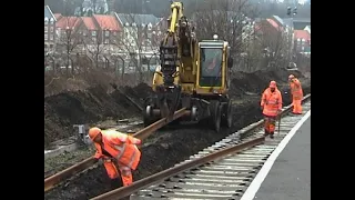 Whitby station track relay