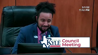 Kyle City Council Meeting - March, 1st, 2022