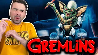 I DID NOT EXPECT THE GREMLINS TO BE THIS CREEPY!! GREMLINS MOVIE REACTION FIRST TIME WATCHING!