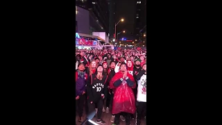 Watch Toronto Raptors loyal fans reaction to Kawhi Leonard's Game Winner!!