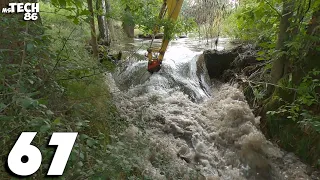 Beaver Dam Removal With Excavator No.67