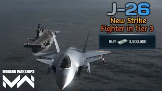 J-26 New Strike Fighter in Tier 3 (Modern Warships)