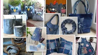 Artesanato com Jeans: 191 Ideias de como reciclar Jeans 💡