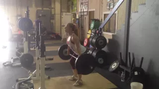 Hang snatch: 62,5 x 2 reps by Valerie Voboril