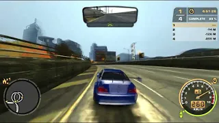 BMW M3 GTR vs Corvette C6 | NFS Most Wanted