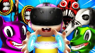 BABY Summons FRIENDLY TREVOR HENDERSON MONSTERS (Baby Hands VR Funny Gameplay)