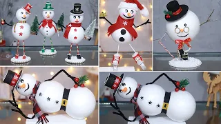 7 Unique Christmas decoration Snowman idea to make your home Interesting