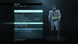 Batman Arkham Origins All Batman Skins