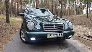 Мерседес W210.Таких осталось мало.