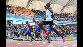 Noah Lyles, Tebogo Letsile, & Zharnel Hughes-100m Final  | World Championship 2023 | Budapest